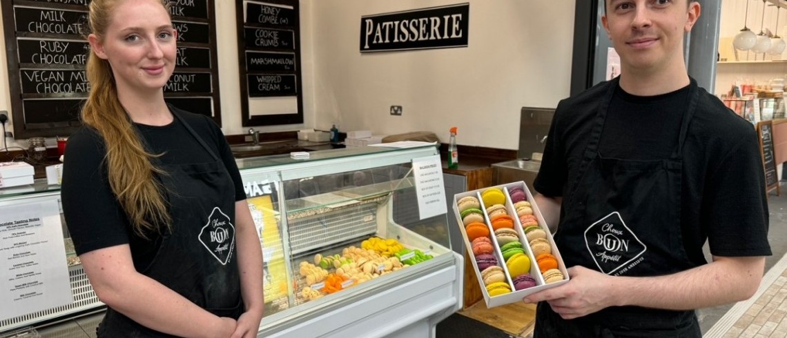 Macarons and more on the menu for Josh’s new Stroud business venture