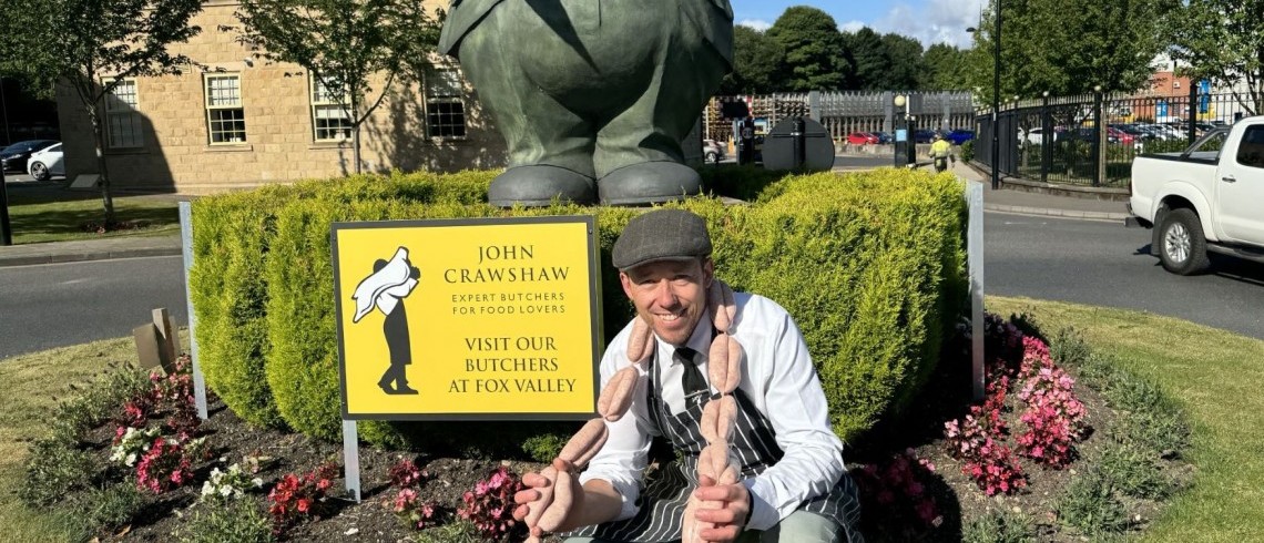 Sponsorship deal helps to spread the word about John Crawshaw Butchers in Fox Valley 