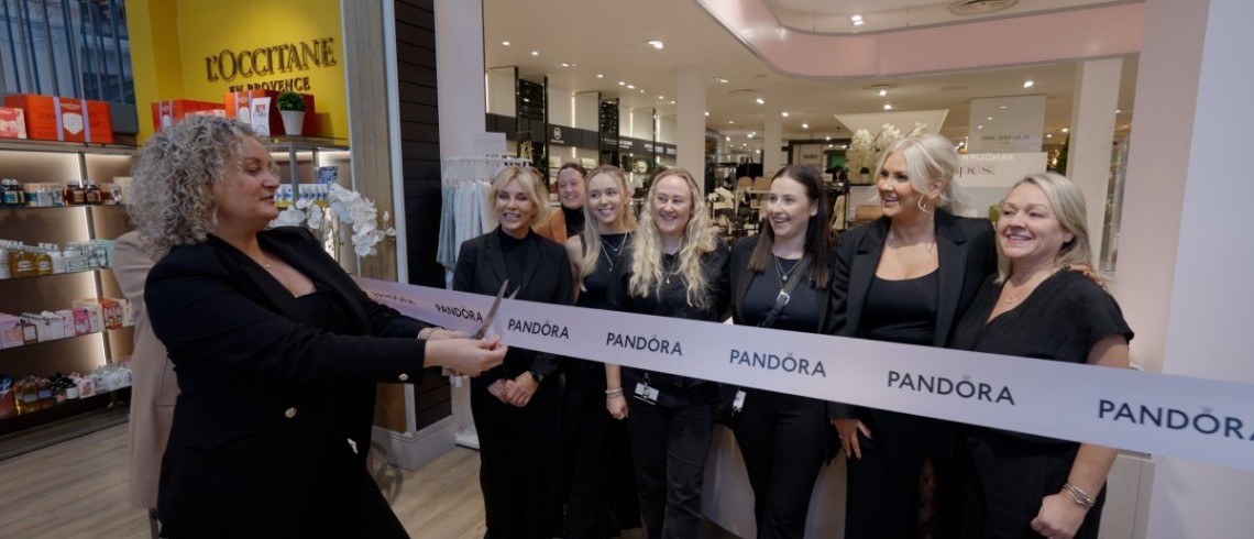 Pandora launches retail "first" at Sheffield independent department store 