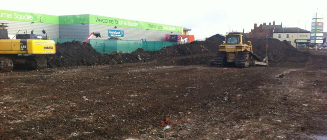 Work underway on latest phase at Lime Square in east Manchester 