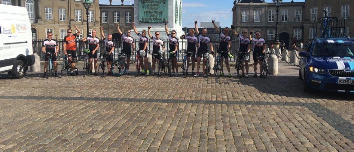 Godt klaret – Team Dransfield charity cyclists arrive in Wonderful Copenhagen! 